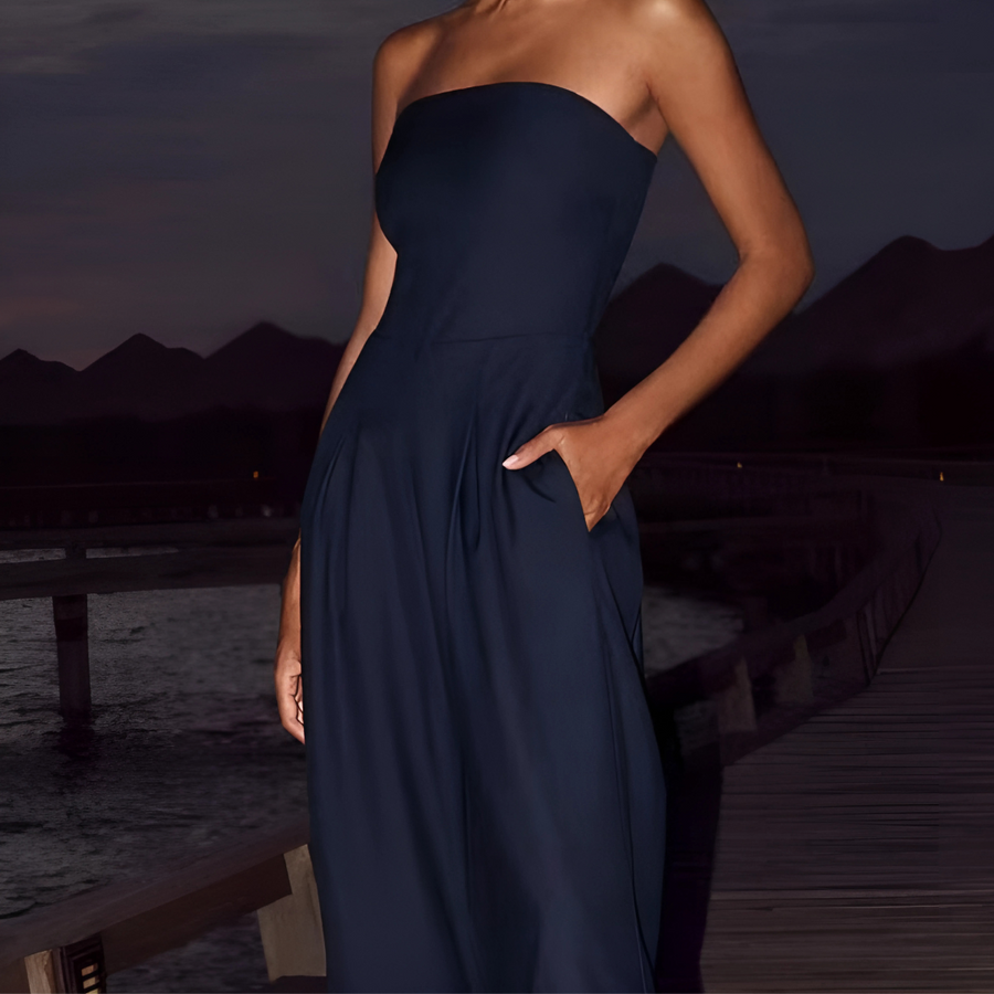 STRAPLESS JUMPSUIT