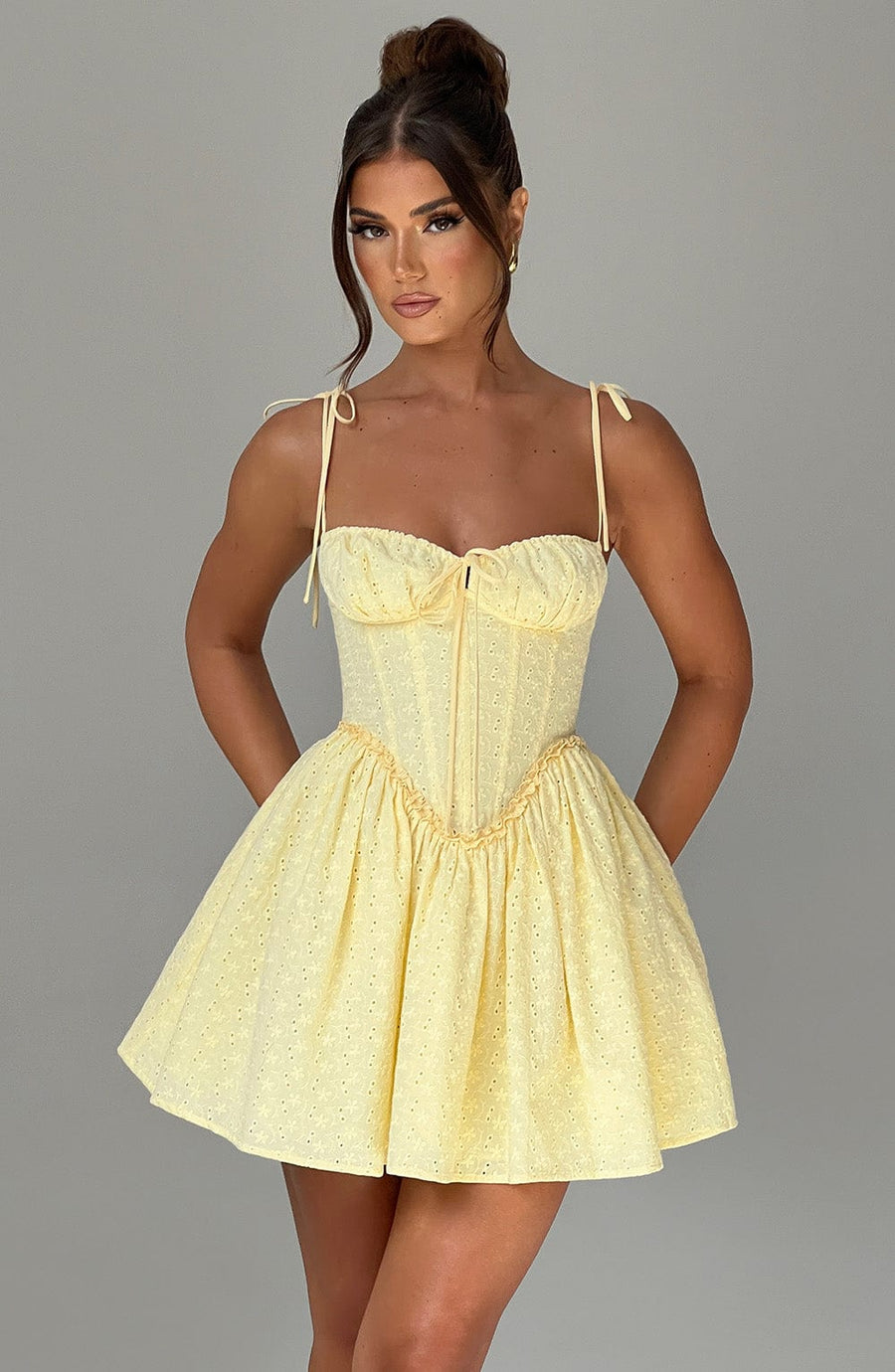 Moon Lime Mini Dress