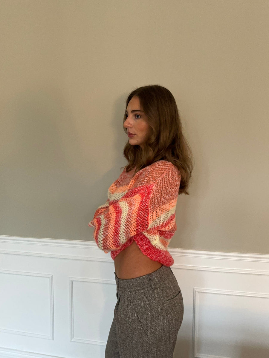 Sunset Ombre Knit Sweater