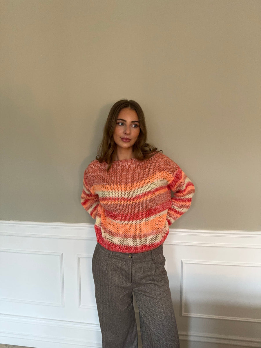 Sunset Ombre Knit Sweater