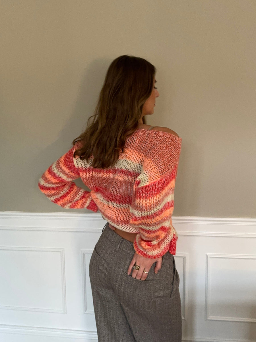 Sunset Ombre Knit Sweater
