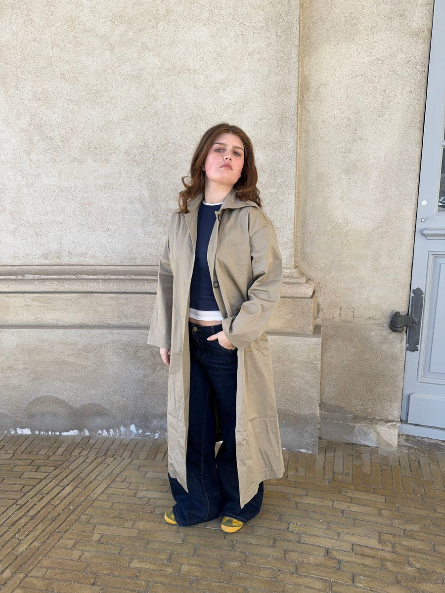 Timeless Tan Longline Coat