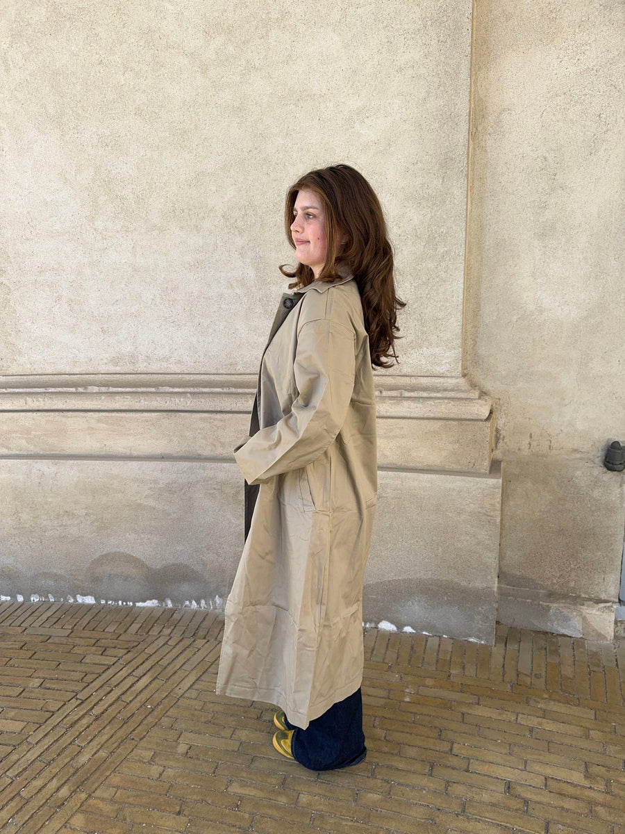 Timeless Tan Longline Coat