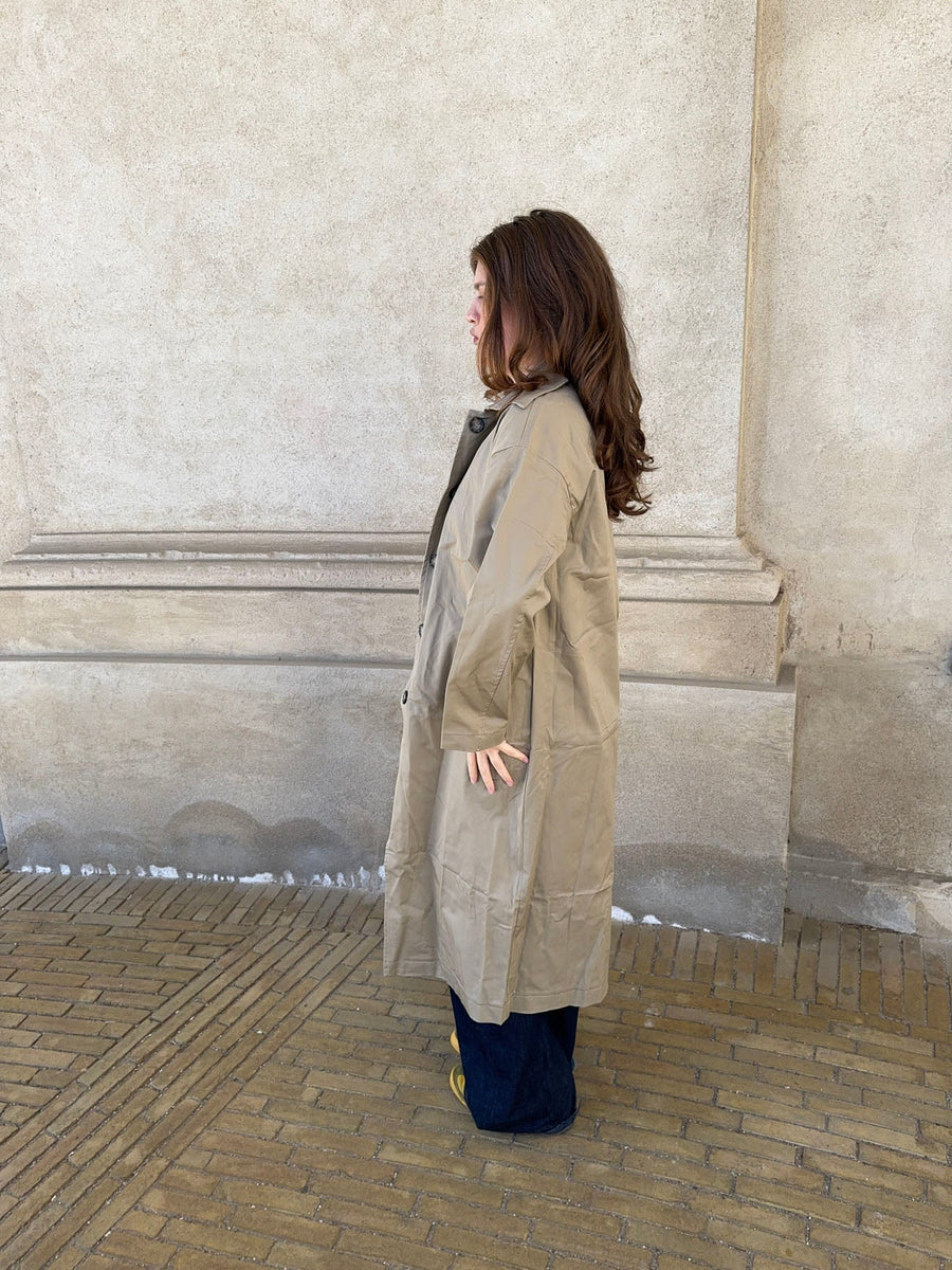 Timeless Tan Longline Coat