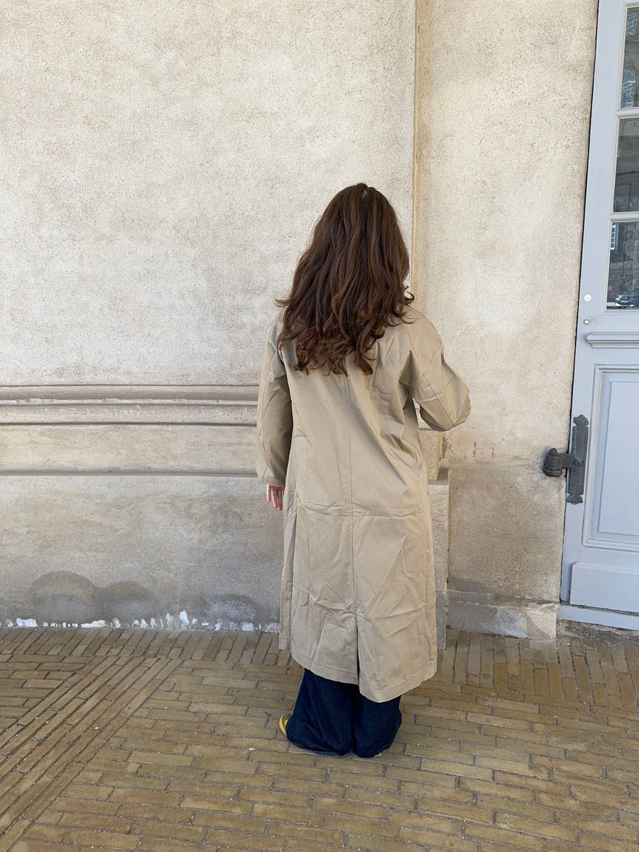 Timeless Tan Longline Coat